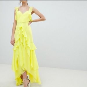 ASOS dress. Size 10. Bright, fun, citrus 🍋